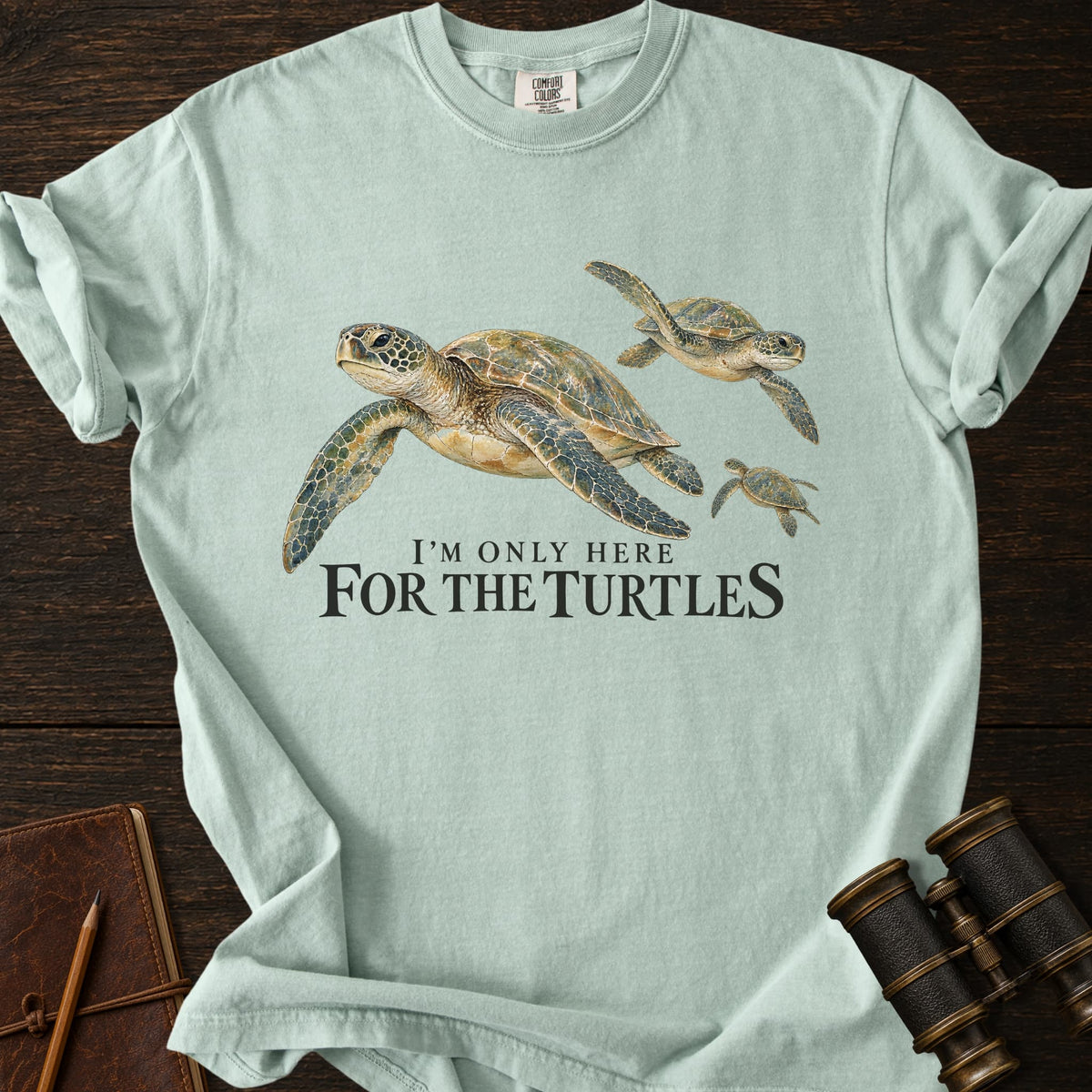 HERE FOR THE TURTLES