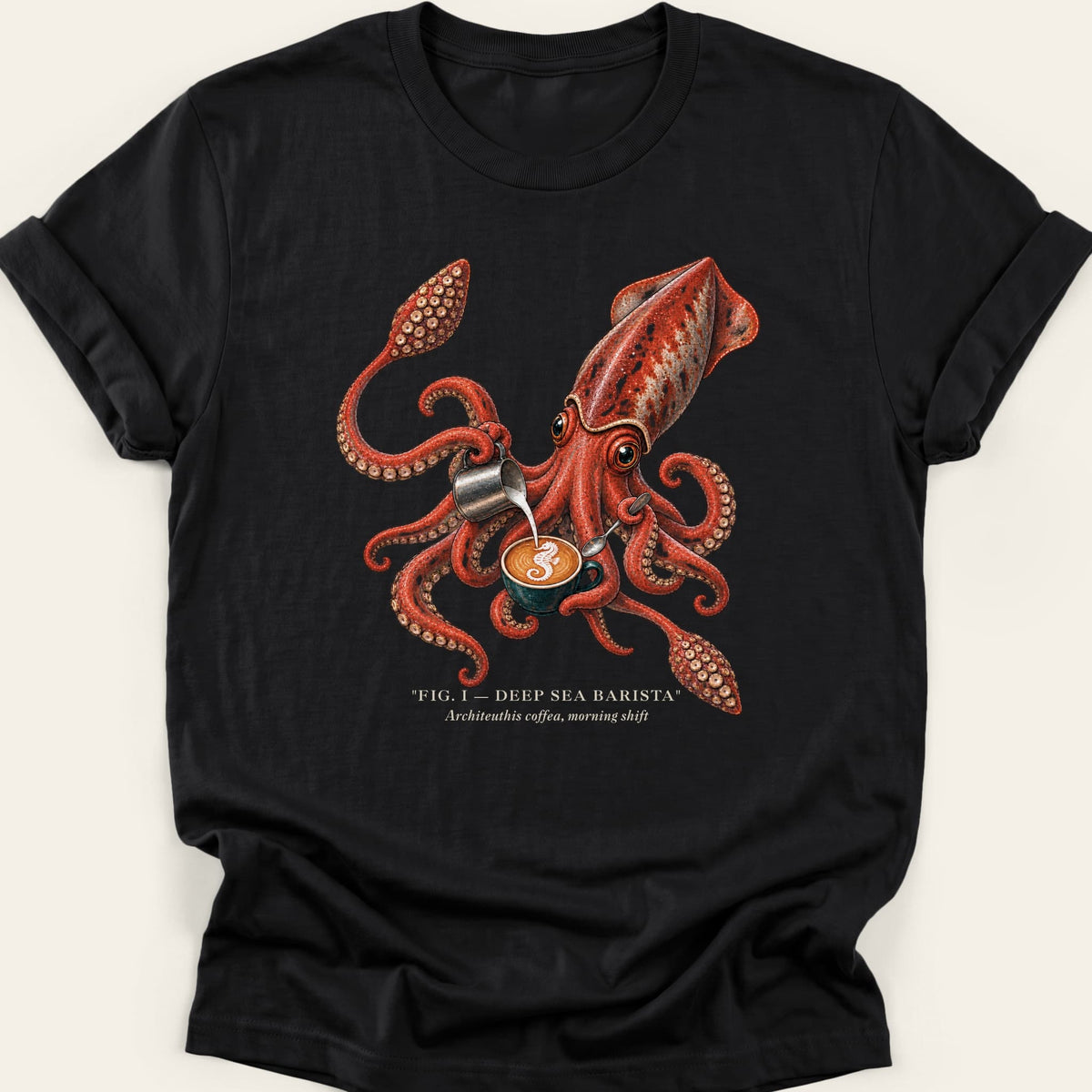 DEEP SEA BARISTA — SOFTSTYLE TEE