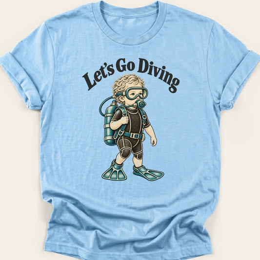 LET’S GO DIVING — SOFTSTYLE TEE