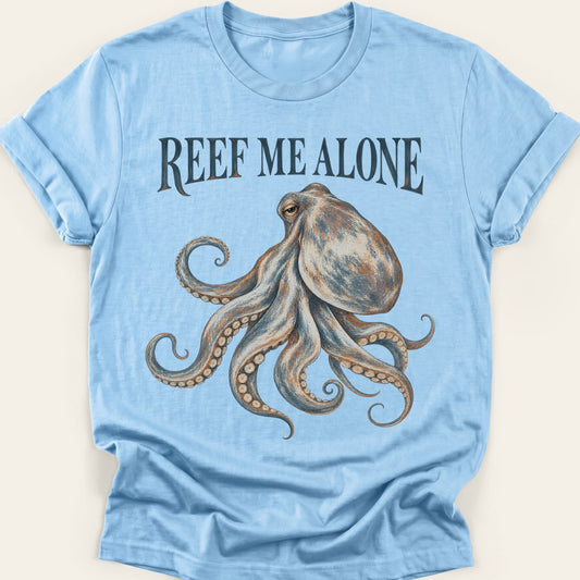 REEF ME ALONE OCTOPUS — SOFTSTYLE TEE
