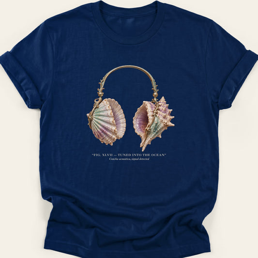 TUNED INTO THE OCEAN — SOFTSTYLE TEE