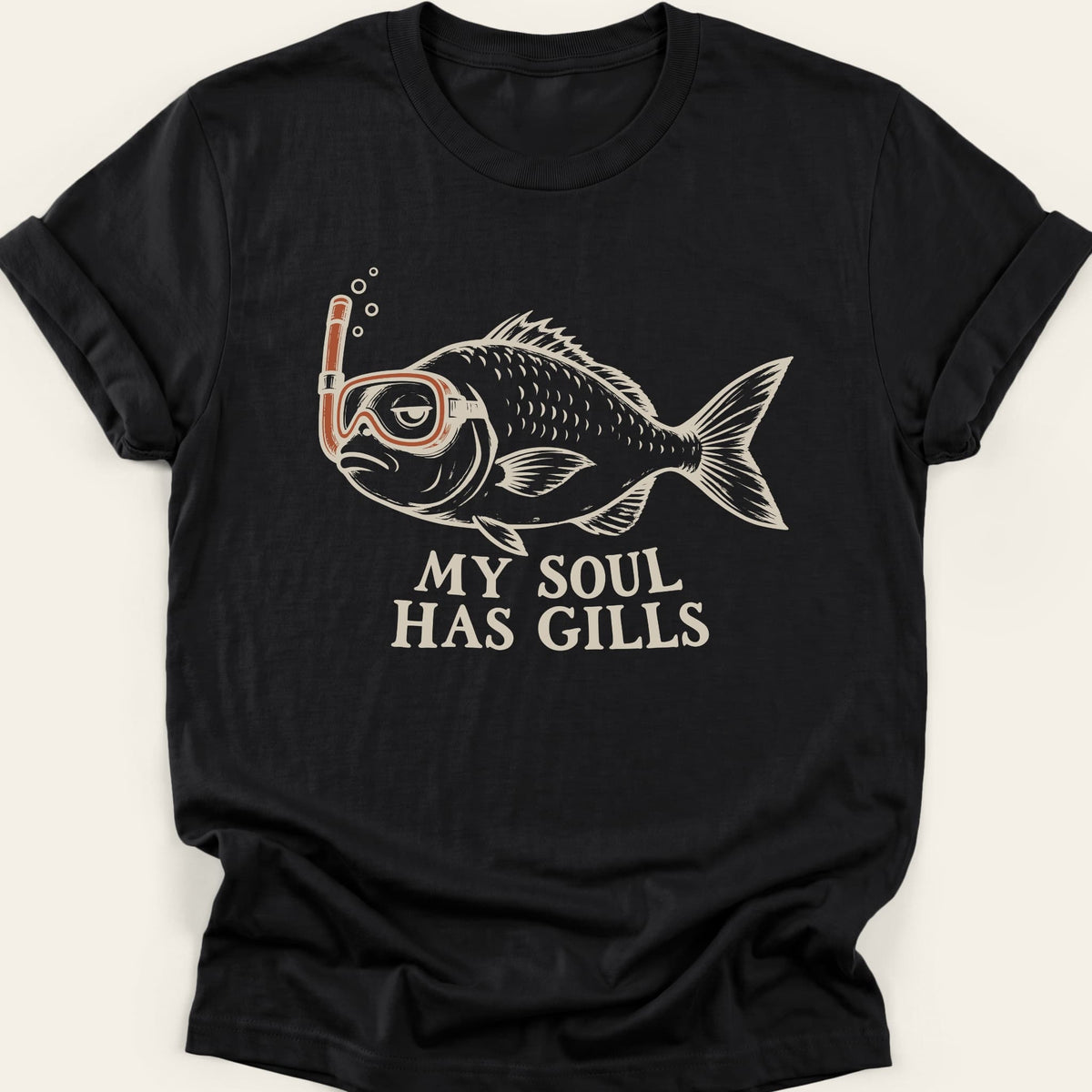 MY SOUL HAS GILLS — SOFTSTYLE TEE