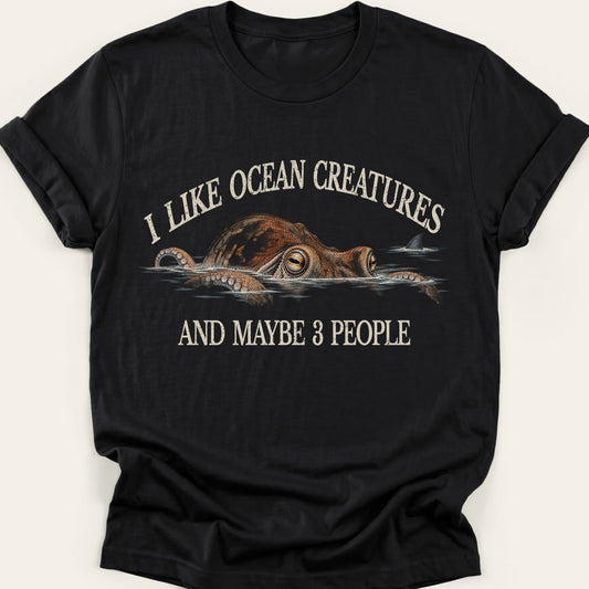 MAYBE 3 PEOPLE — SOFTSTYLE TEE