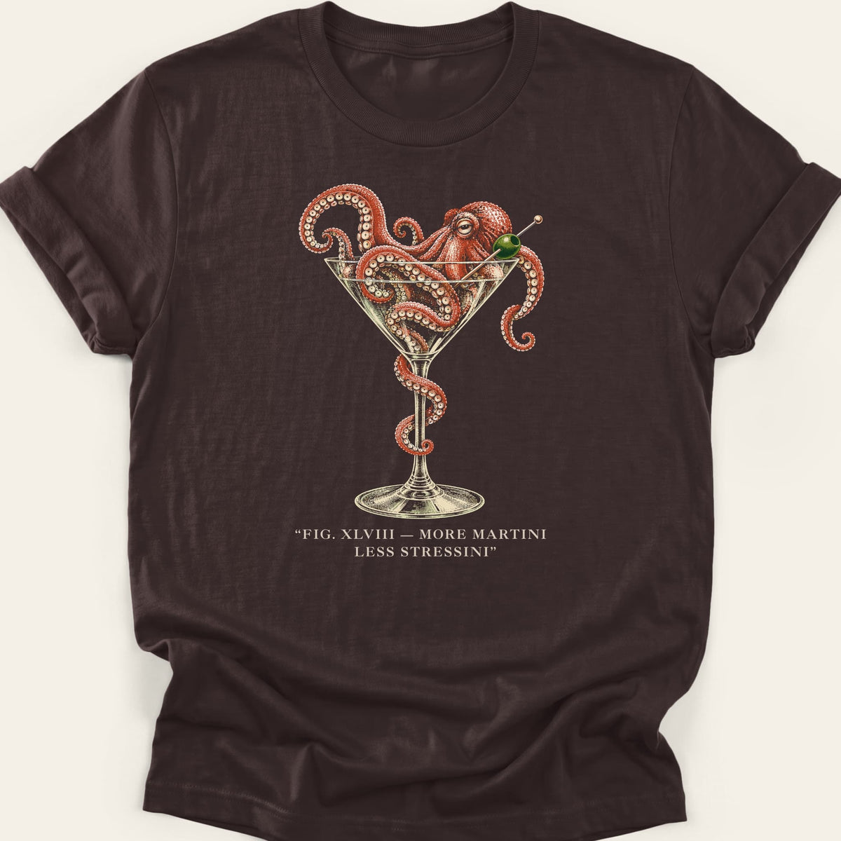 LESS STRESSINI OCTOPUS — SOFTSTYLE TEE