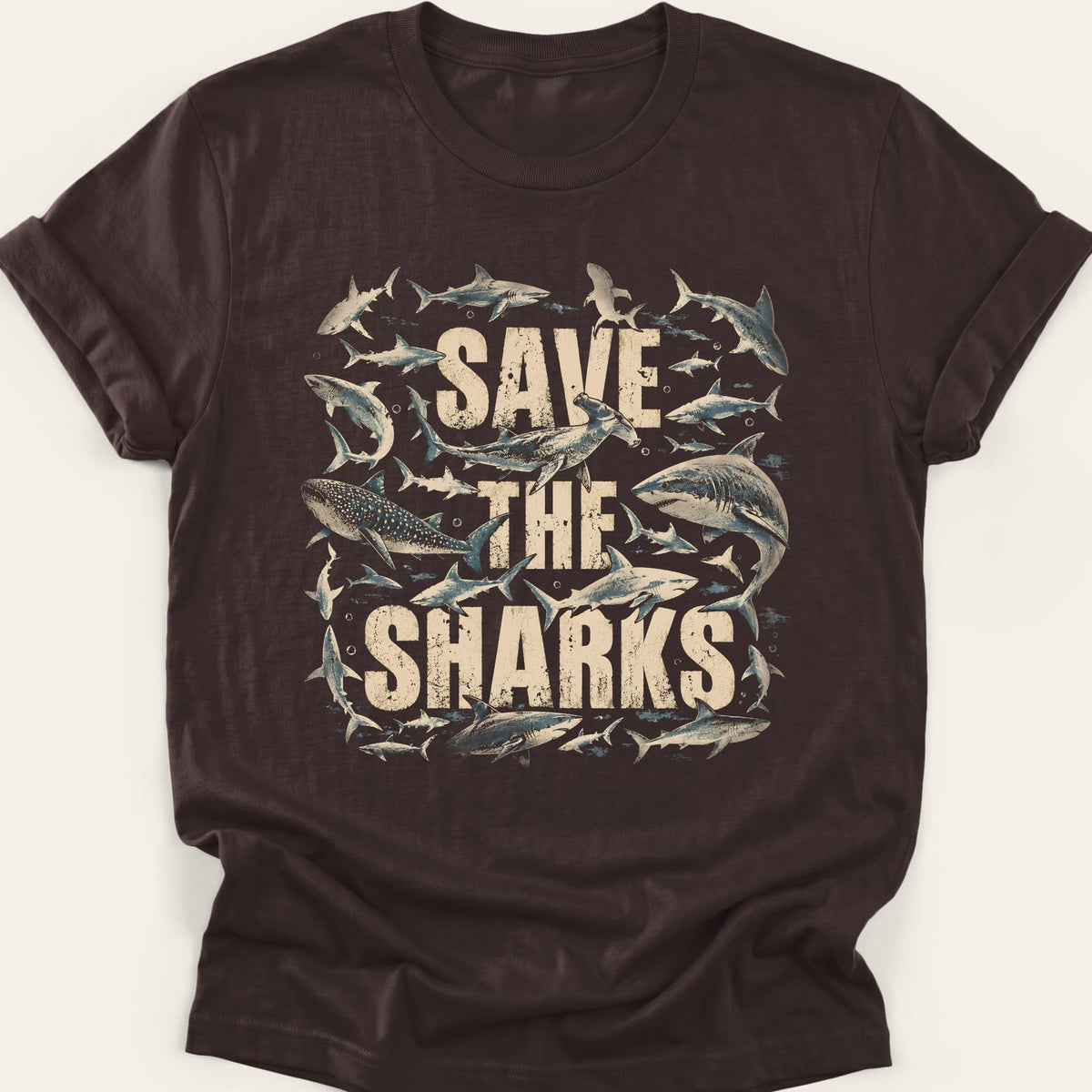 SAVE THE SHARKS — SOFTSTYLE TEE