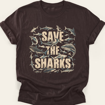 SAVE THE SHARKS — SOFTSTYLE TEE