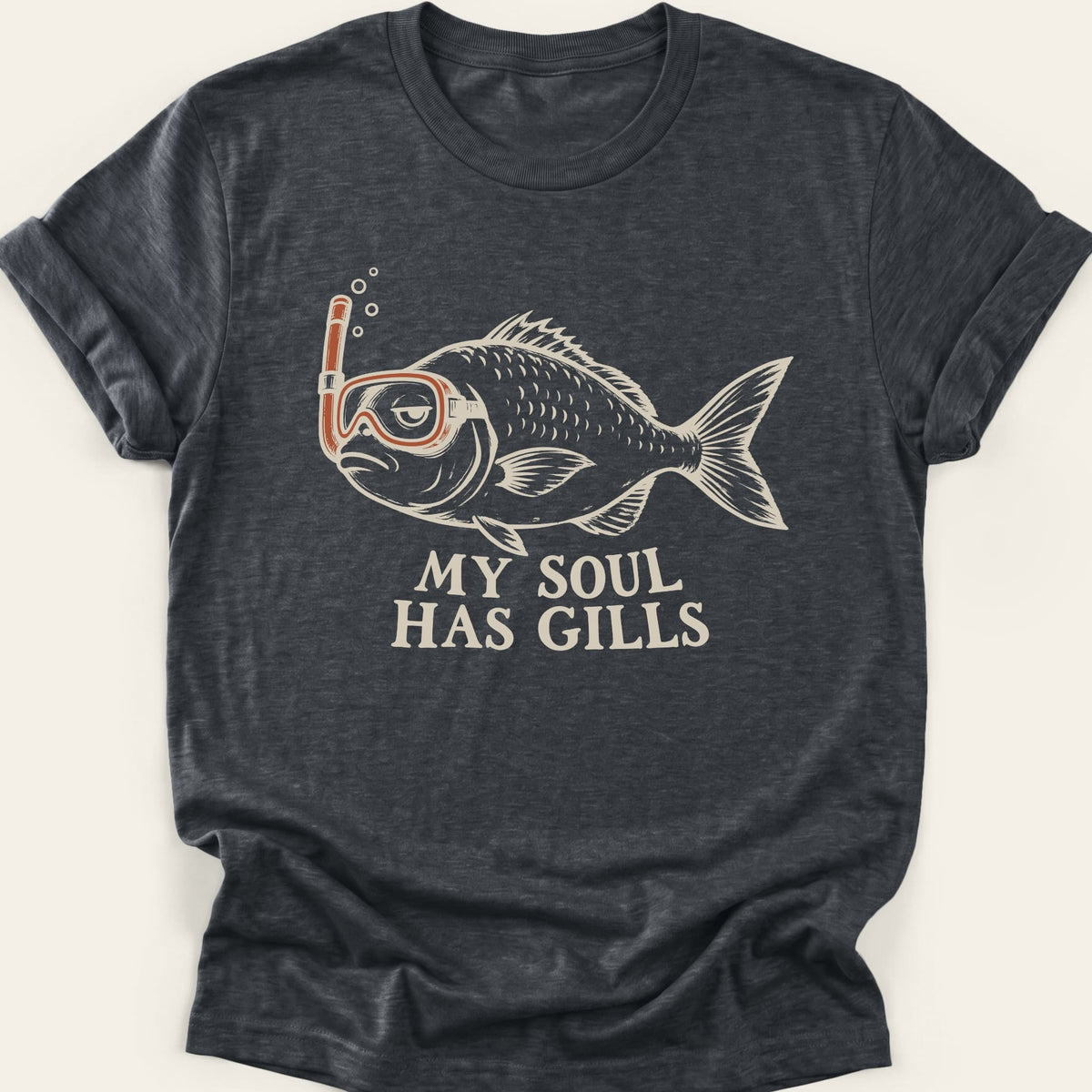 MY SOUL HAS GILLS — SOFTSTYLE TEE