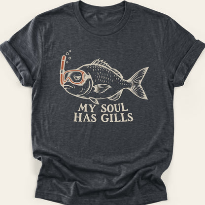 MY SOUL HAS GILLS — SOFTSTYLE TEE