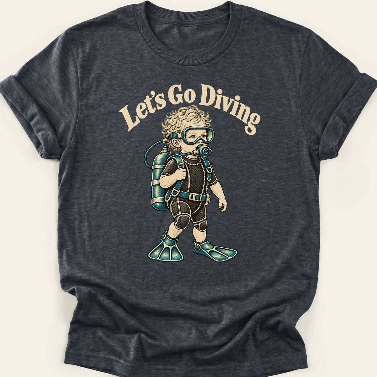 LET’S GO DIVING — SOFTSTYLE TEE