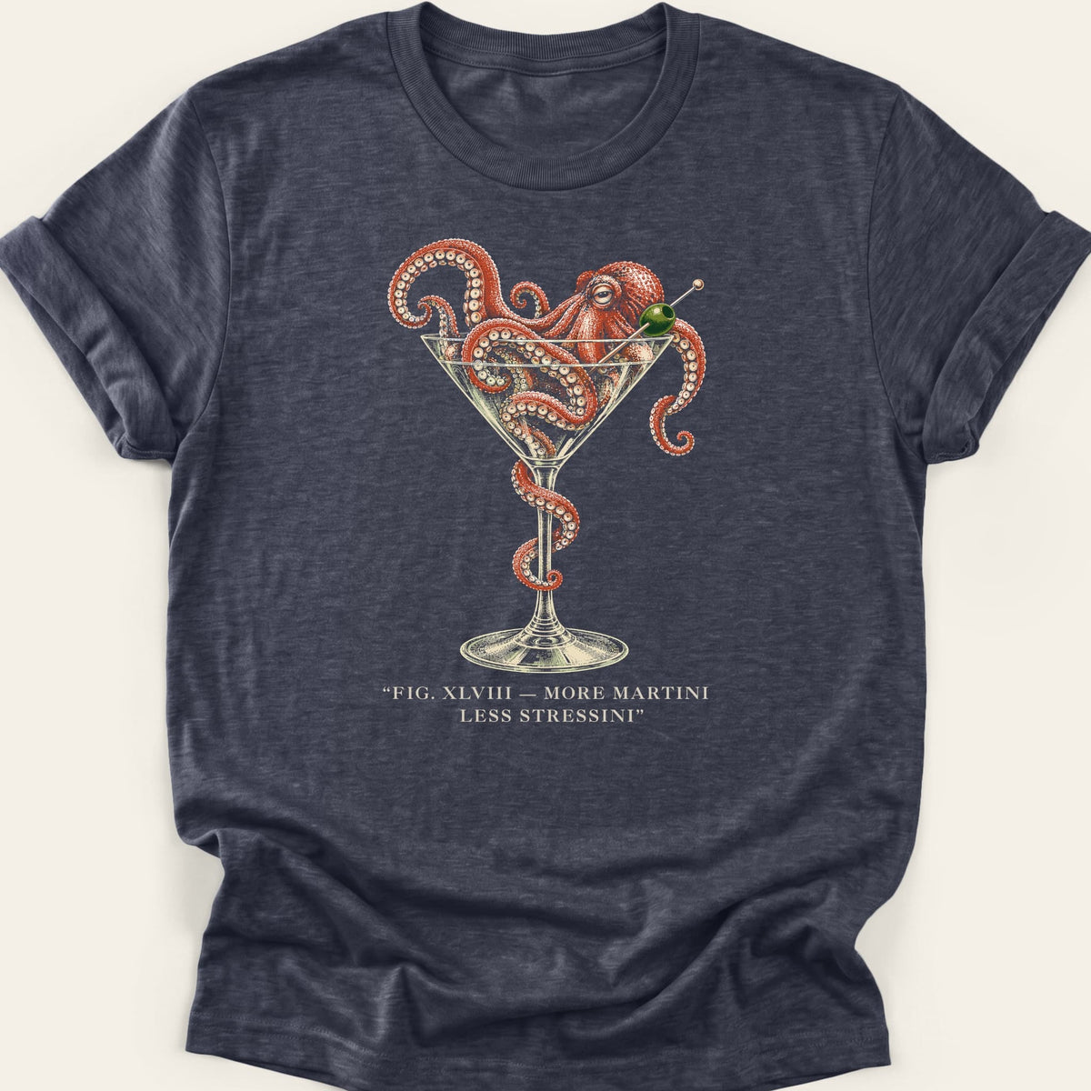 LESS STRESSINI OCTOPUS — SOFTSTYLE TEE