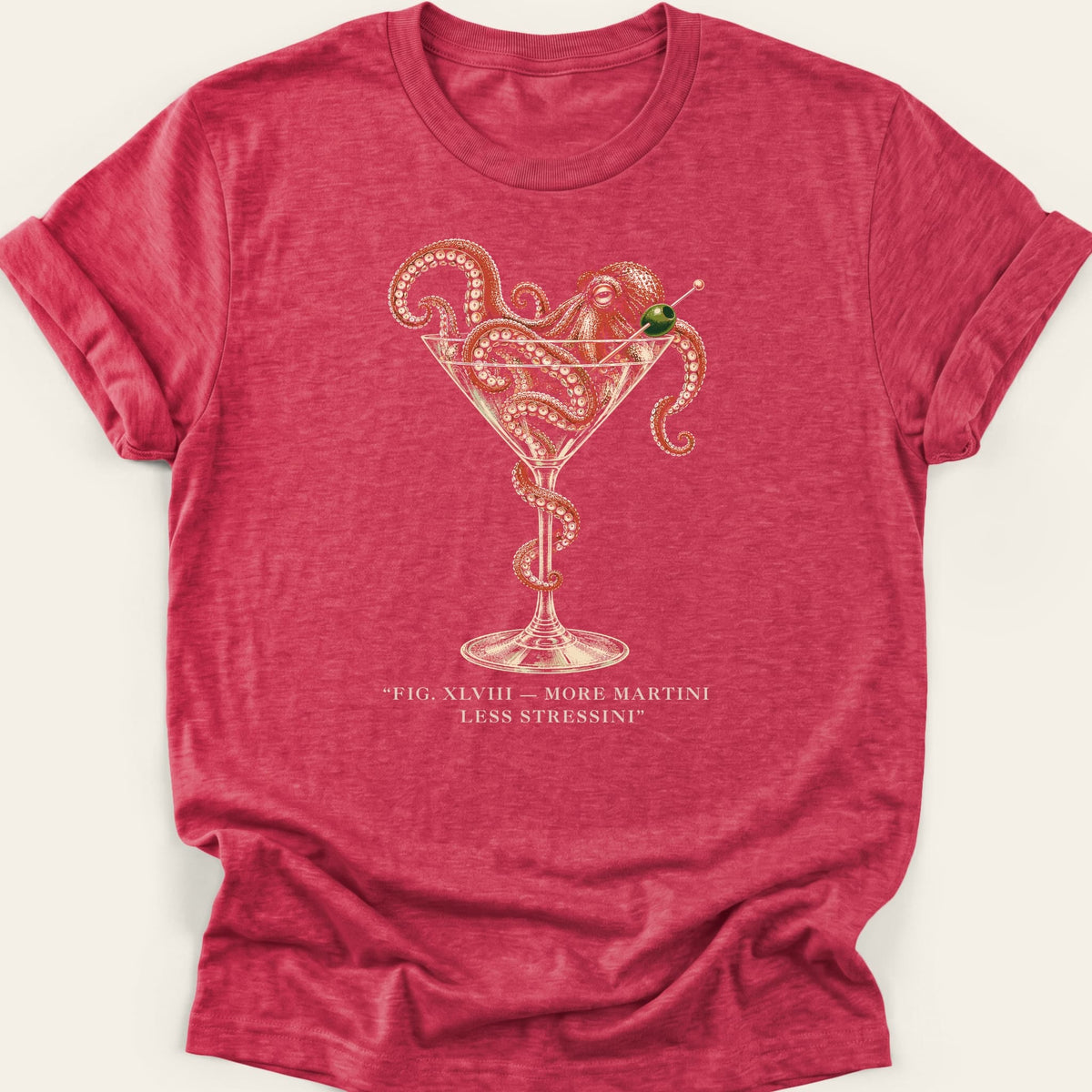 LESS STRESSINI OCTOPUS — SOFTSTYLE TEE
