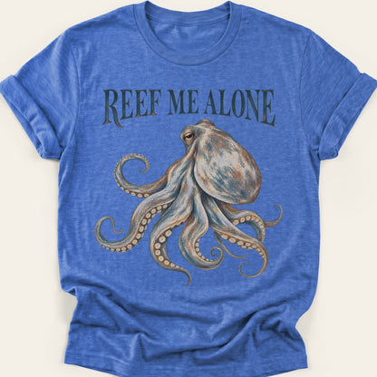 REEF ME ALONE OCTOPUS — SOFTSTYLE TEE