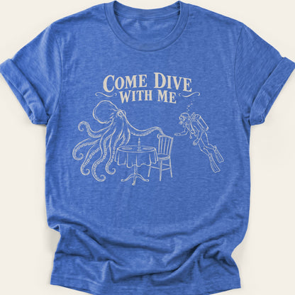 COME DIVE WITH ME — SOFTSTYLE TEE
