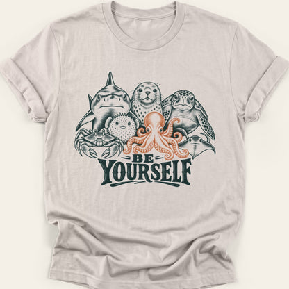 BE YOURSELF — SOFTSTYLE TEE