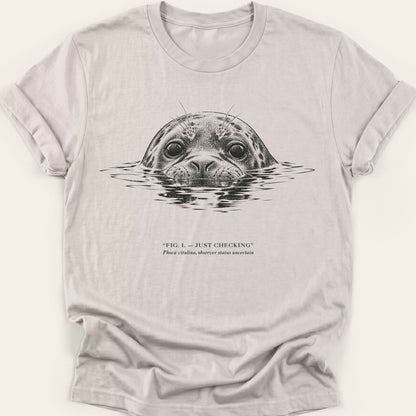 JUST CHECKING — SOFTSTYLE TEE