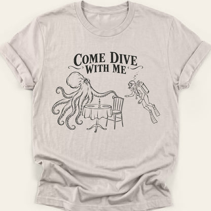 COME DIVE WITH ME — SOFTSTYLE TEE
