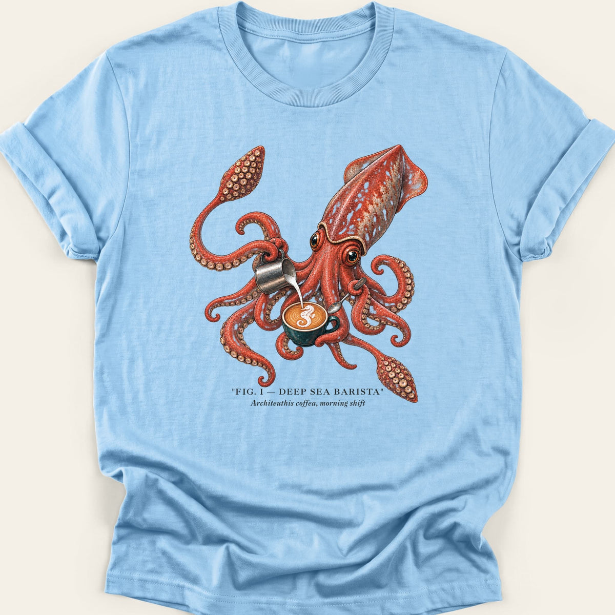 DEEP SEA BARISTA — SOFTSTYLE TEE
