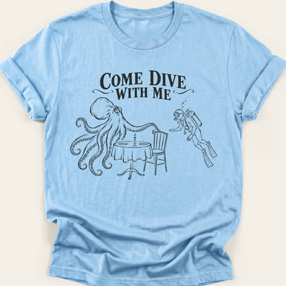 COME DIVE WITH ME — SOFTSTYLE TEE