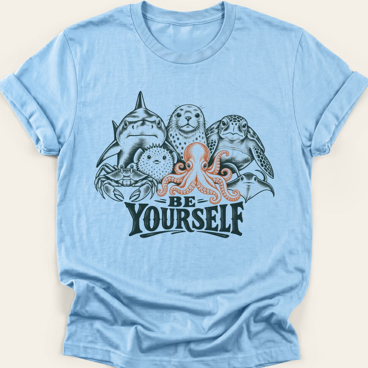 BE YOURSELF — SOFTSTYLE TEE