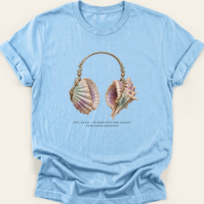 TUNED INTO THE OCEAN — SOFTSTYLE TEE