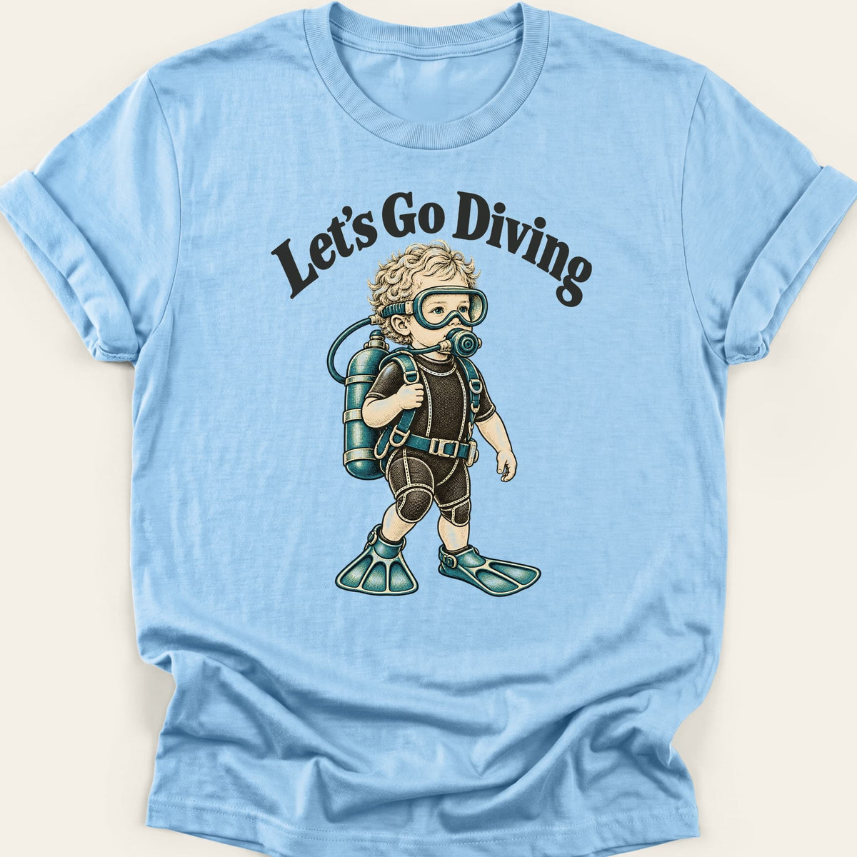 LET’S GO DIVING — SOFTSTYLE TEE