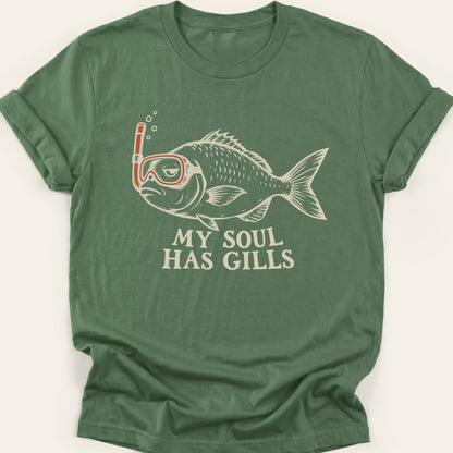 MY SOUL HAS GILLS — SOFTSTYLE TEE