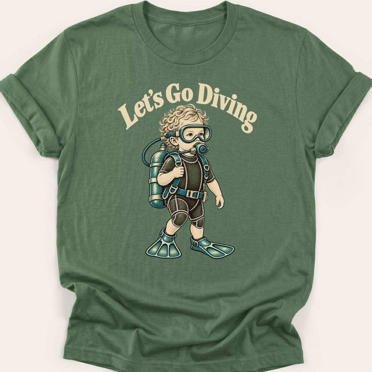 LET’S GO DIVING — SOFTSTYLE TEE