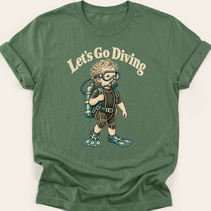 LET’S GO DIVING — SOFTSTYLE TEE