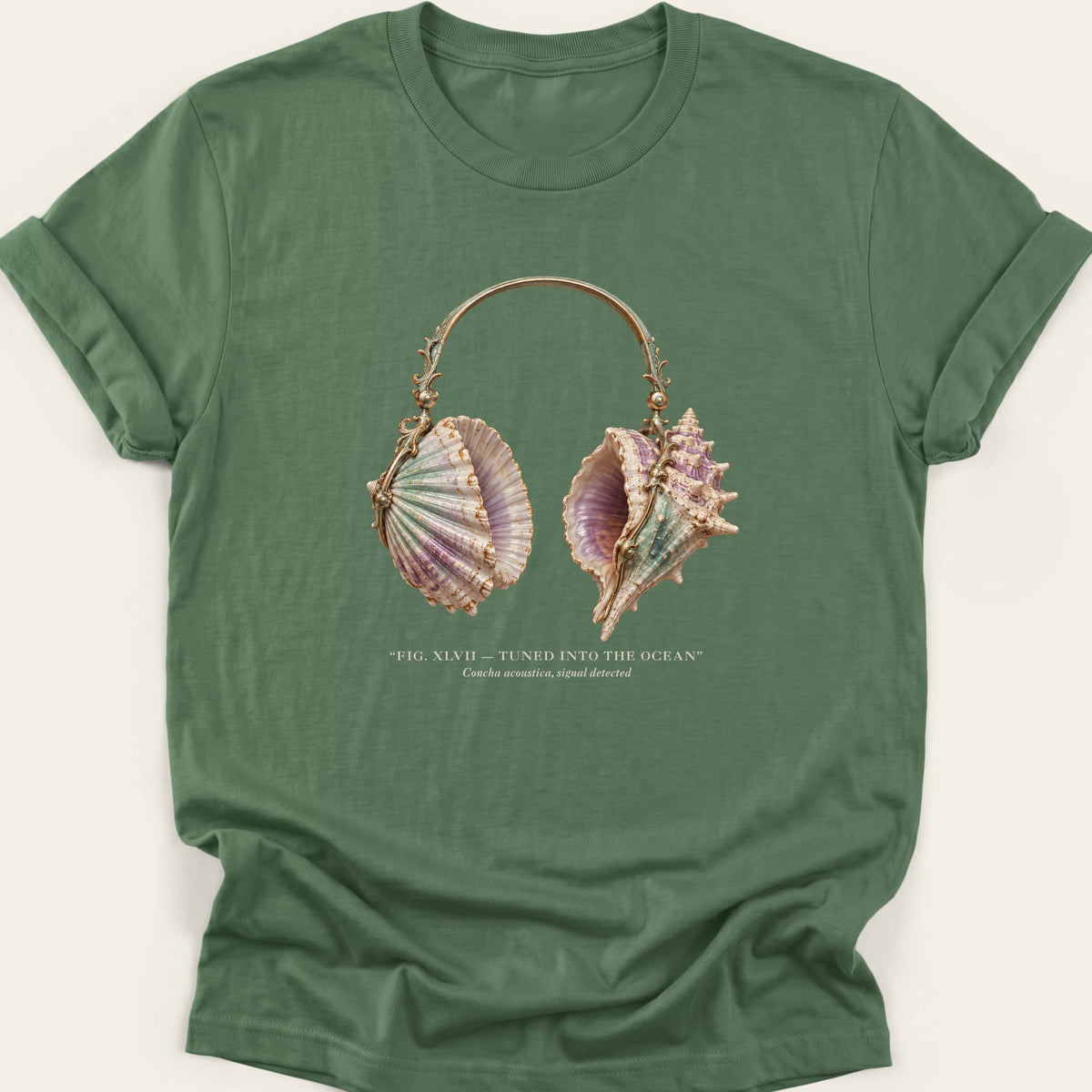 TUNED INTO THE OCEAN — SOFTSTYLE TEE