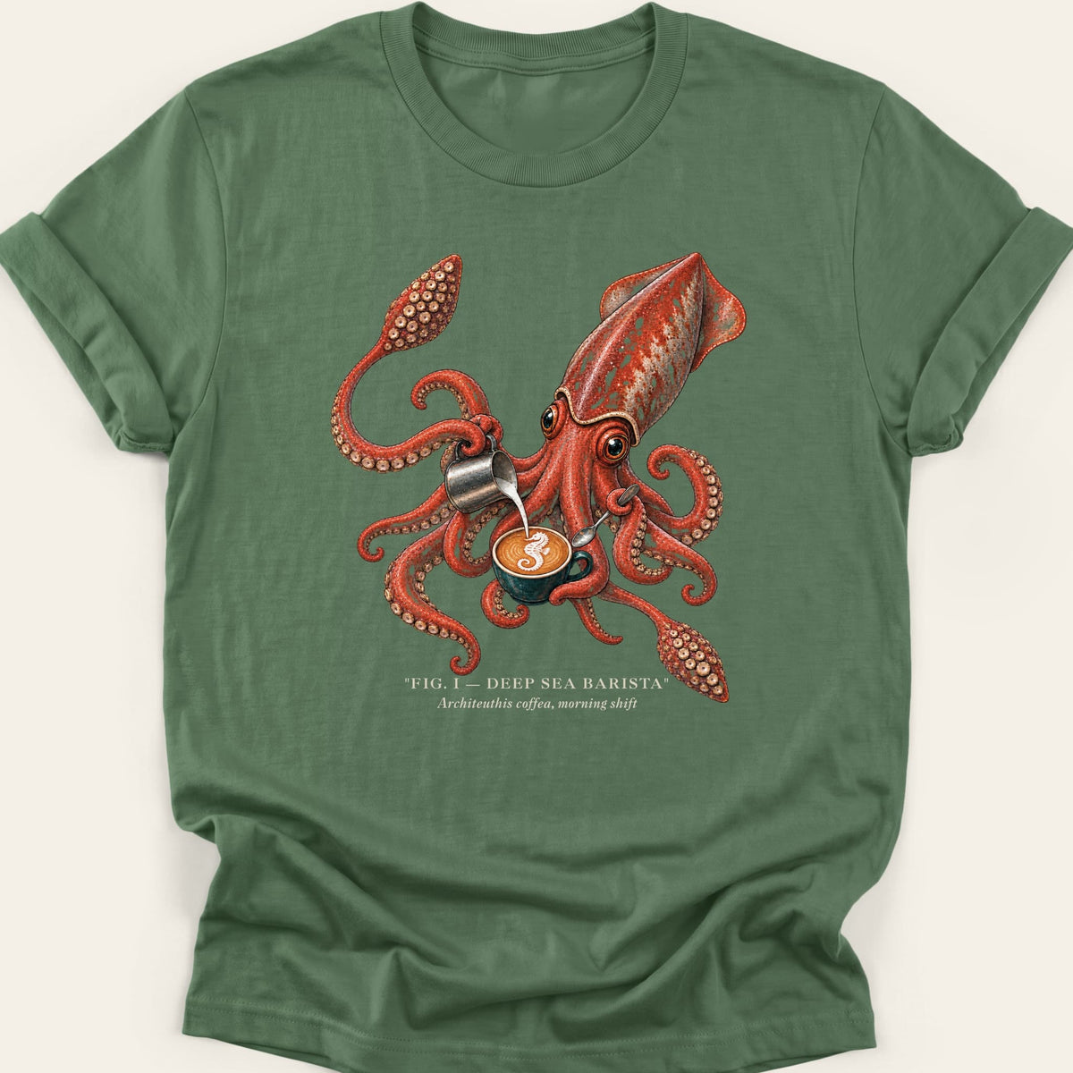 DEEP SEA BARISTA — SOFTSTYLE TEE