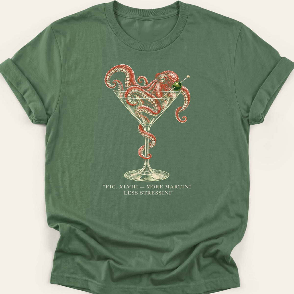 LESS STRESSINI OCTOPUS — SOFTSTYLE TEE