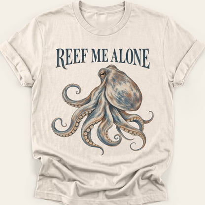REEF ME ALONE OCTOPUS — SOFTSTYLE TEE