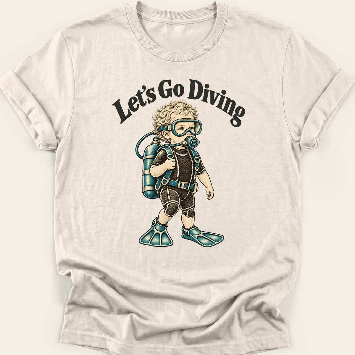 LET’S GO DIVING — SOFTSTYLE TEE