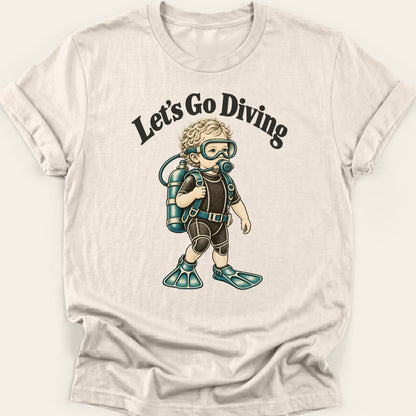LET’S GO DIVING — SOFTSTYLE TEE