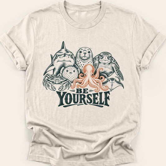 BE YOURSELF — SOFTSTYLE TEE