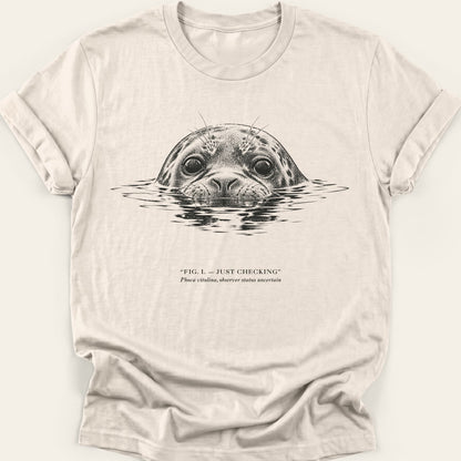 JUST CHECKING — SOFTSTYLE TEE