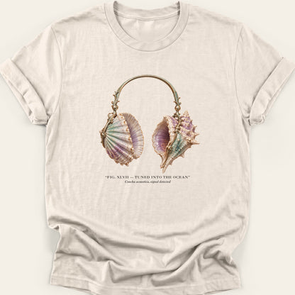 TUNED INTO THE OCEAN — SOFTSTYLE TEE