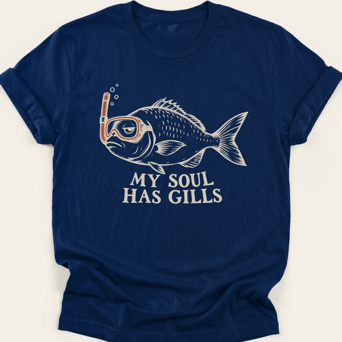MY SOUL HAS GILLS — SOFTSTYLE TEE