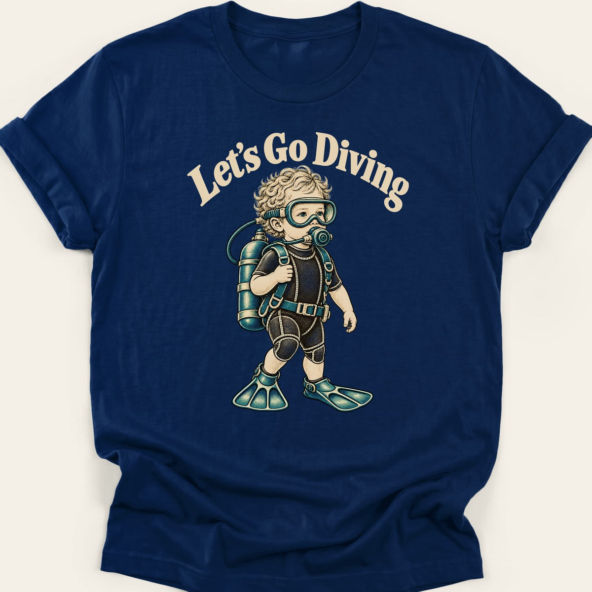 LET’S GO DIVING — SOFTSTYLE TEE