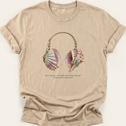 TUNED INTO THE OCEAN — SOFTSTYLE TEE
