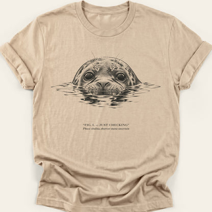 JUST CHECKING — SOFTSTYLE TEE