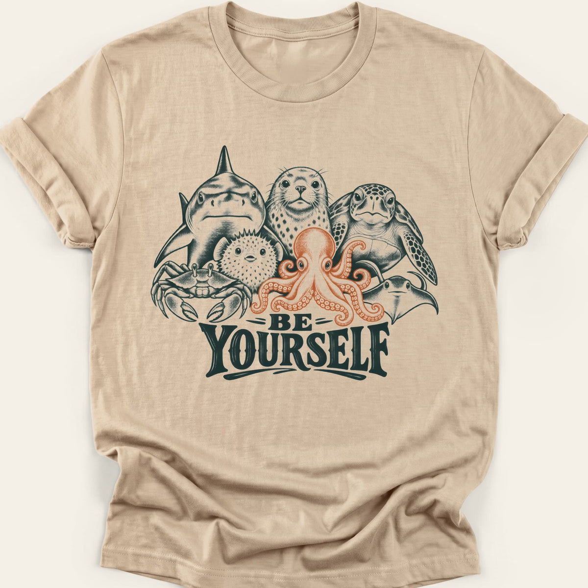 BE YOURSELF — SOFTSTYLE TEE