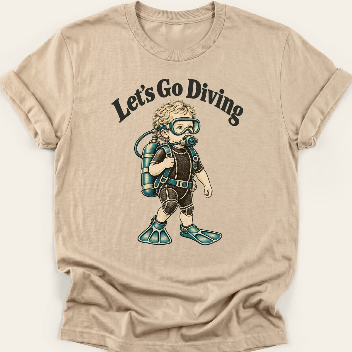 LET’S GO DIVING — SOFTSTYLE TEE
