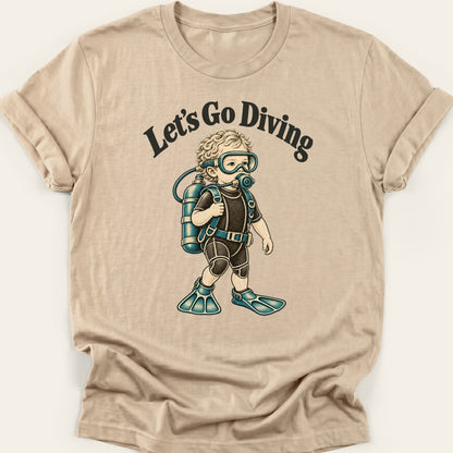 LET’S GO DIVING — SOFTSTYLE TEE