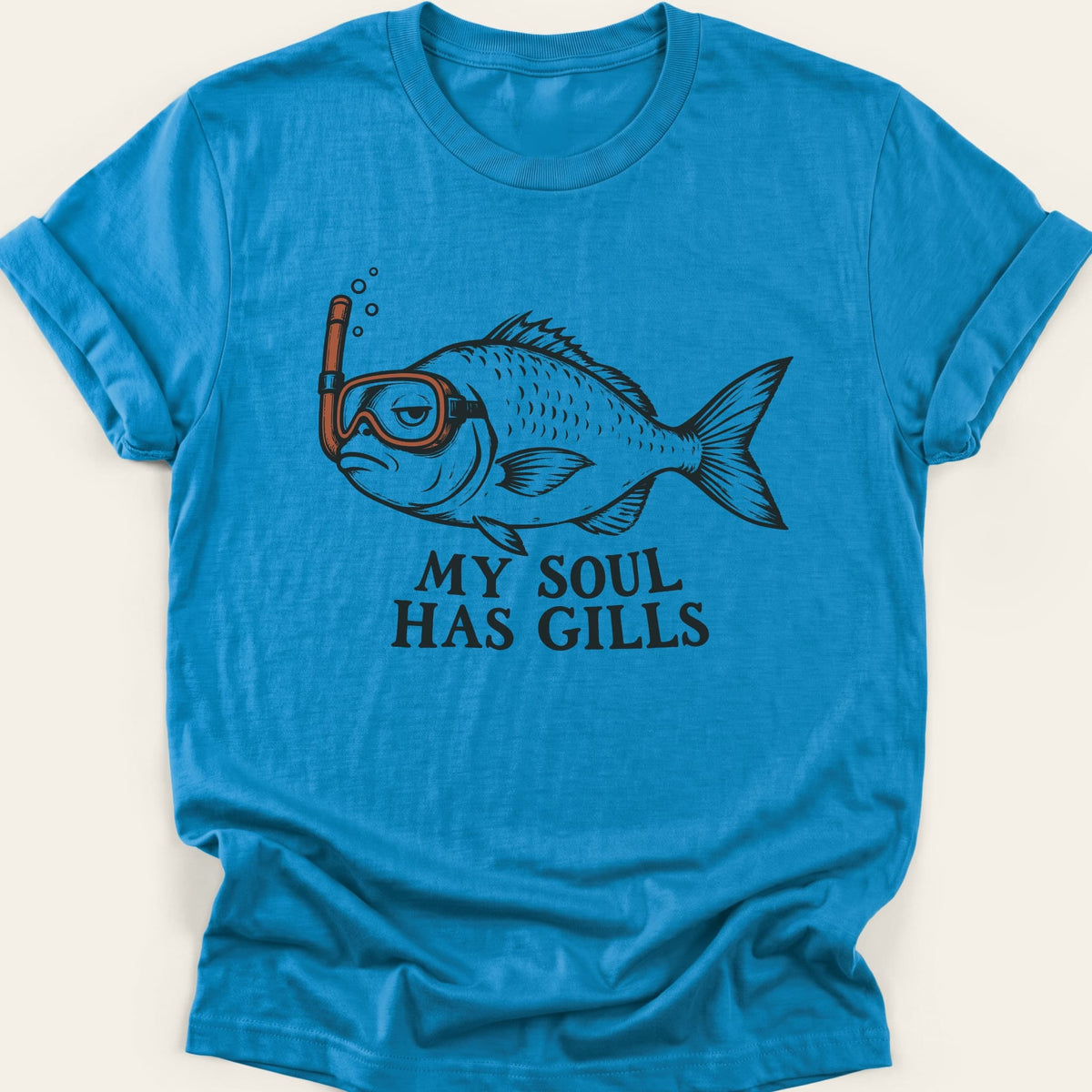 MY SOUL HAS GILLS — SOFTSTYLE TEE