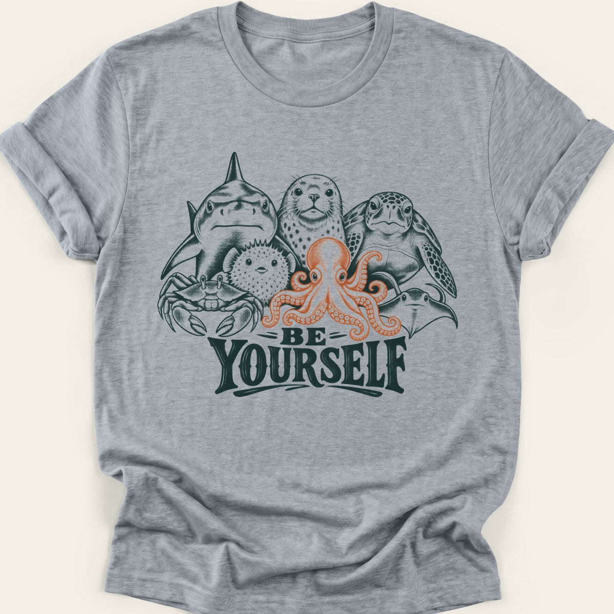 BE YOURSELF — SOFTSTYLE TEE