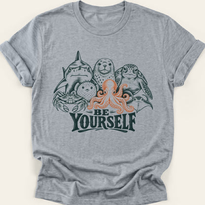 BE YOURSELF — SOFTSTYLE TEE