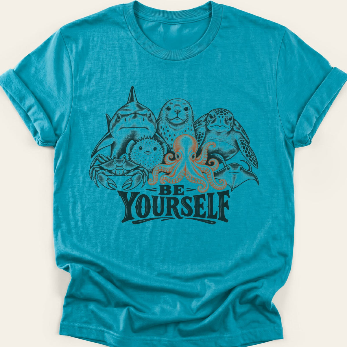 BE YOURSELF — SOFTSTYLE TEE