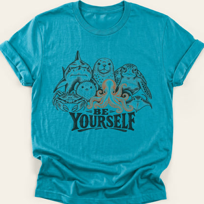 BE YOURSELF — SOFTSTYLE TEE