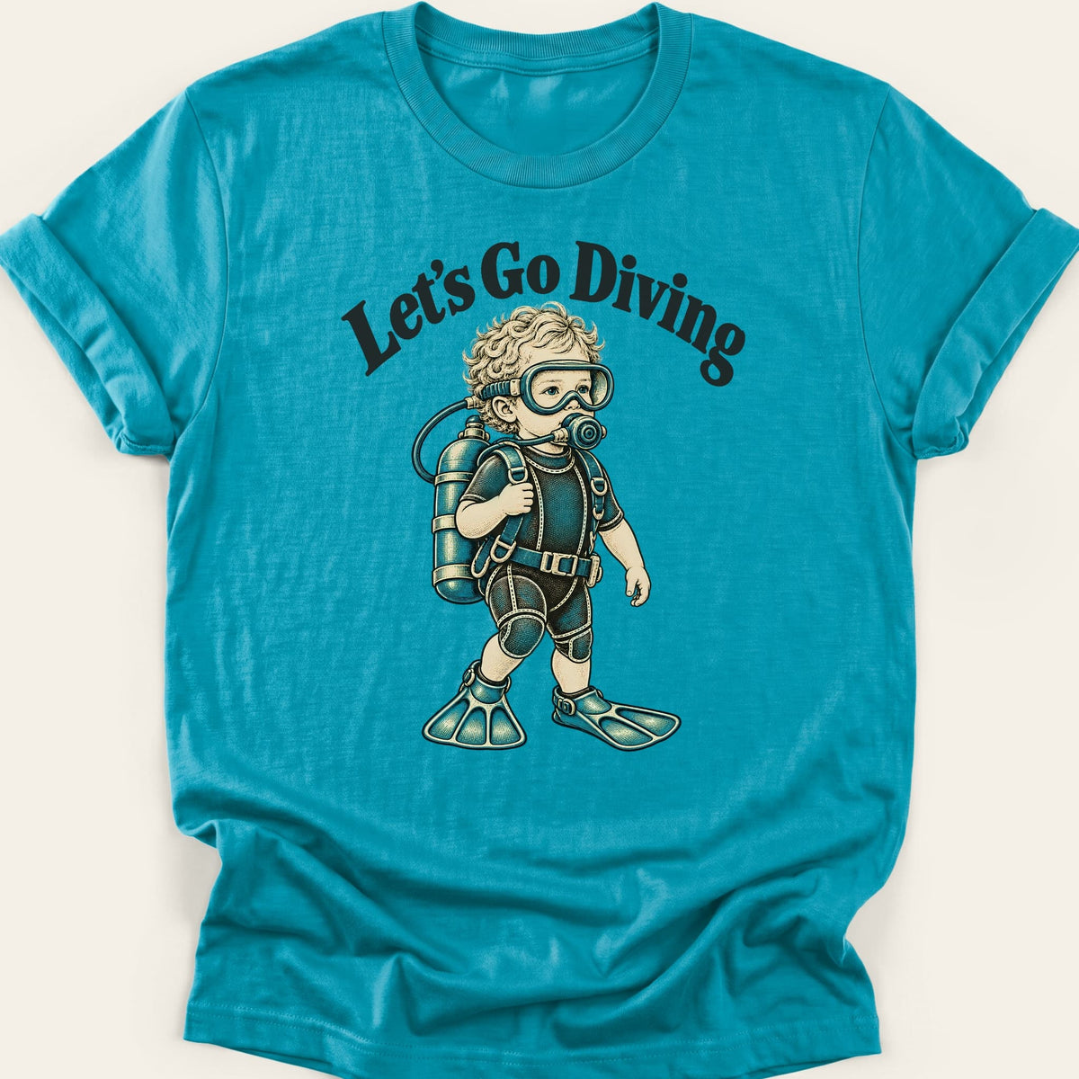 LET’S GO DIVING — SOFTSTYLE TEE